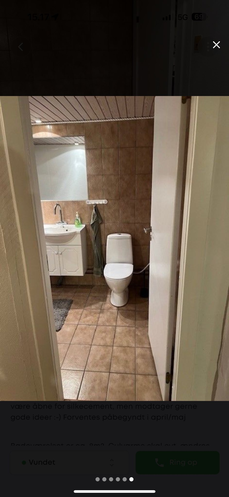 Badeværelse wc1 – før